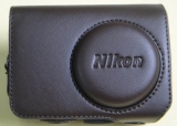 Kožené pouzdro pro Nikon P300 černé (CS-NH41)