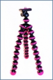 17 cm flexi stativ fialový