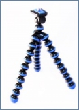 17 cm flexi stativ modrý