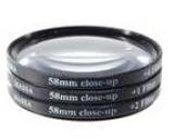 MAKRO SET ČOČKA 55mm 1X/2X/4X 3 filtry
