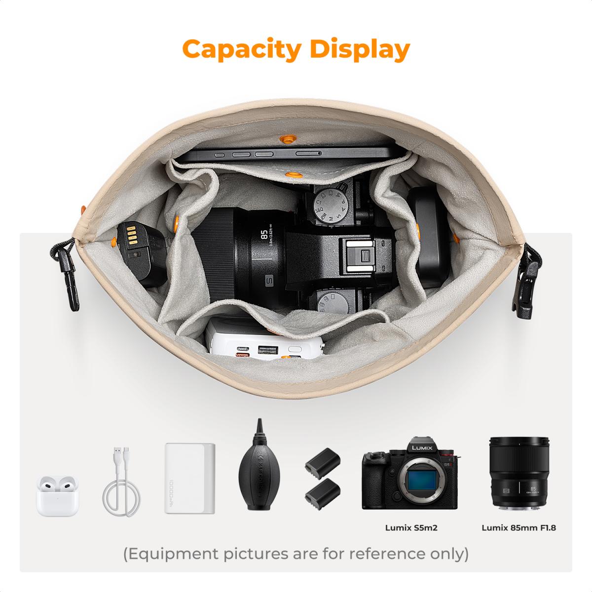 K&F Concept foto brašna Urban Wander U11 Sling Bag 5L bílá