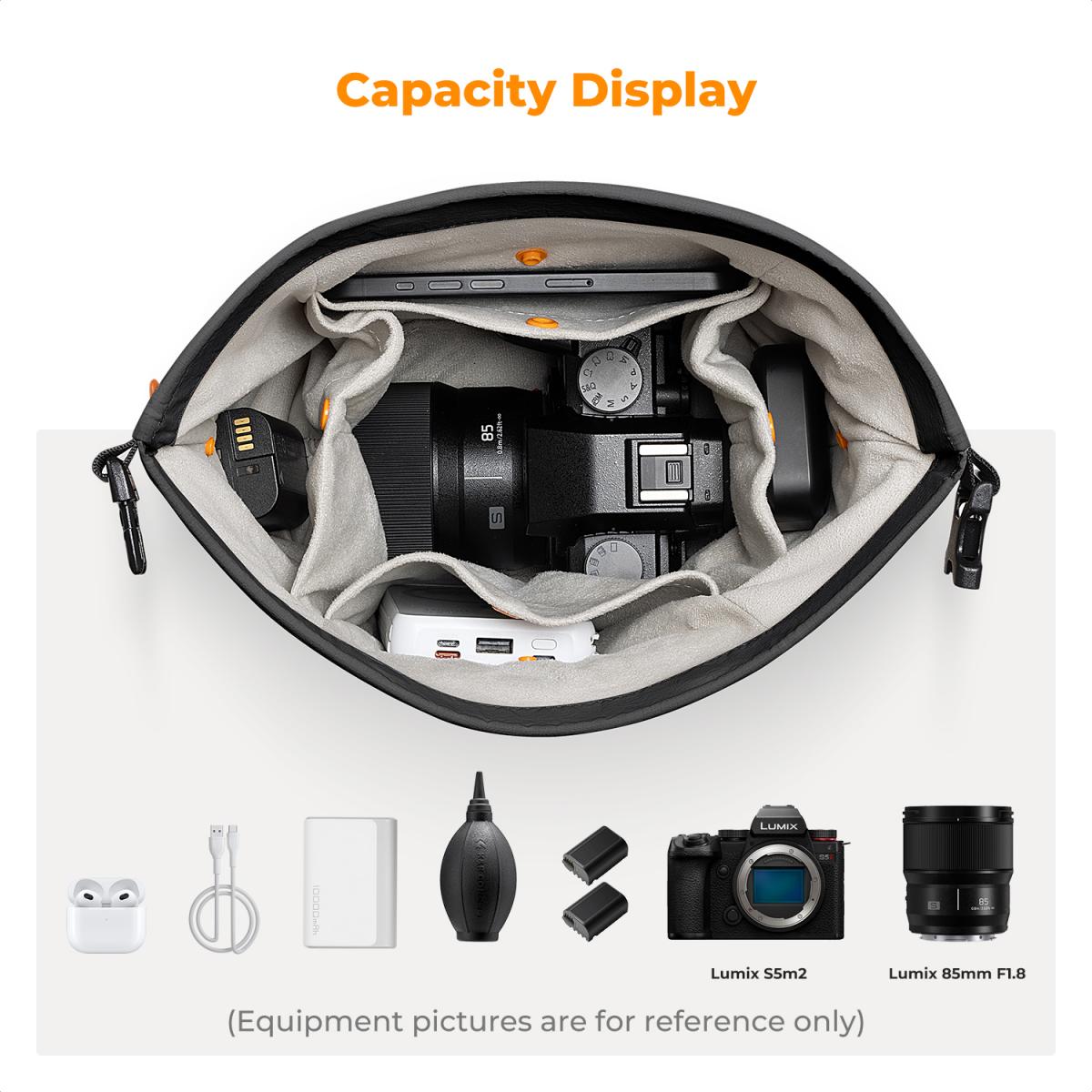 K&F Concept foto brašna Urban Wander U11 Sling Bag 5L černá