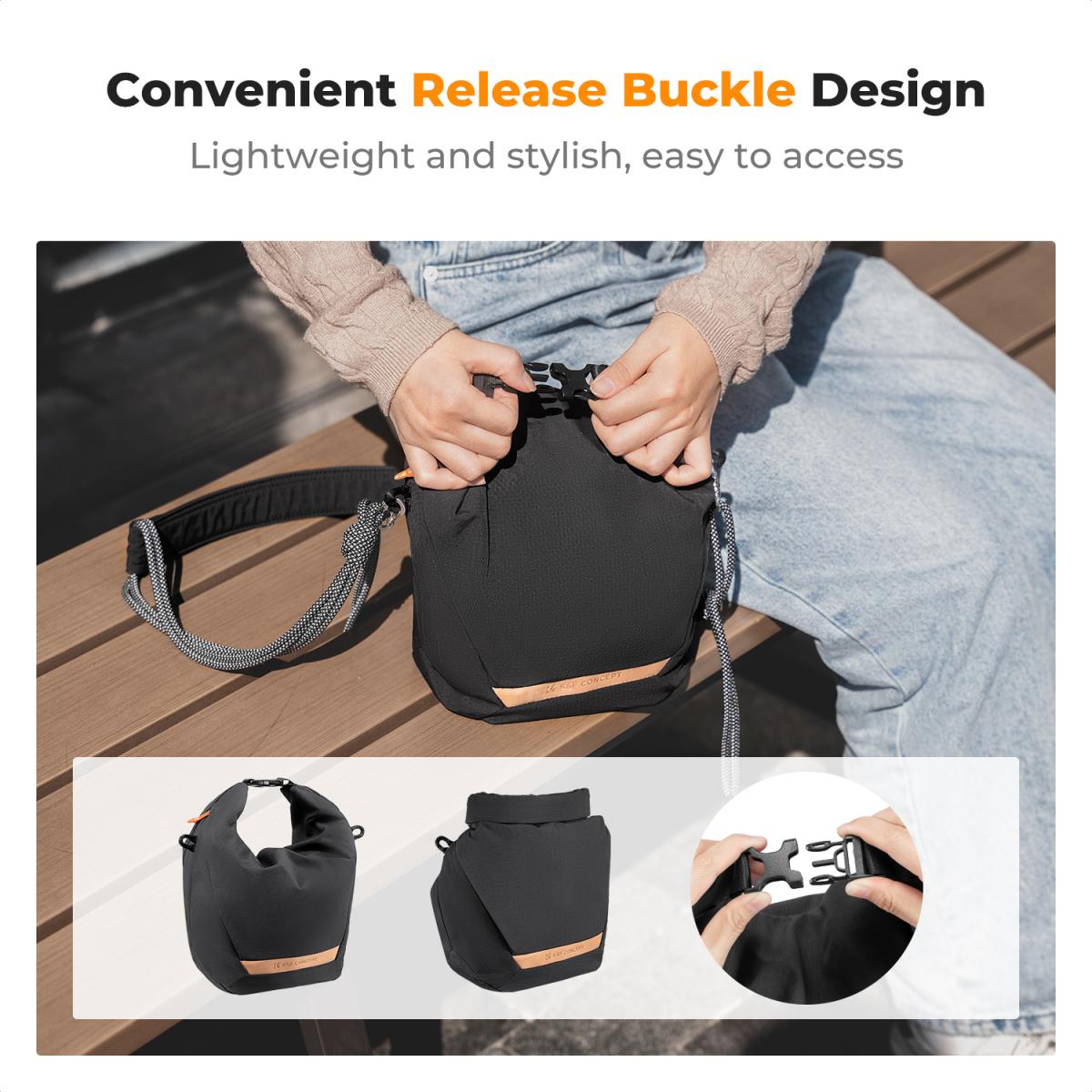 K&F Concept foto brašna Urban Wander U11 Sling Bag 5L černá