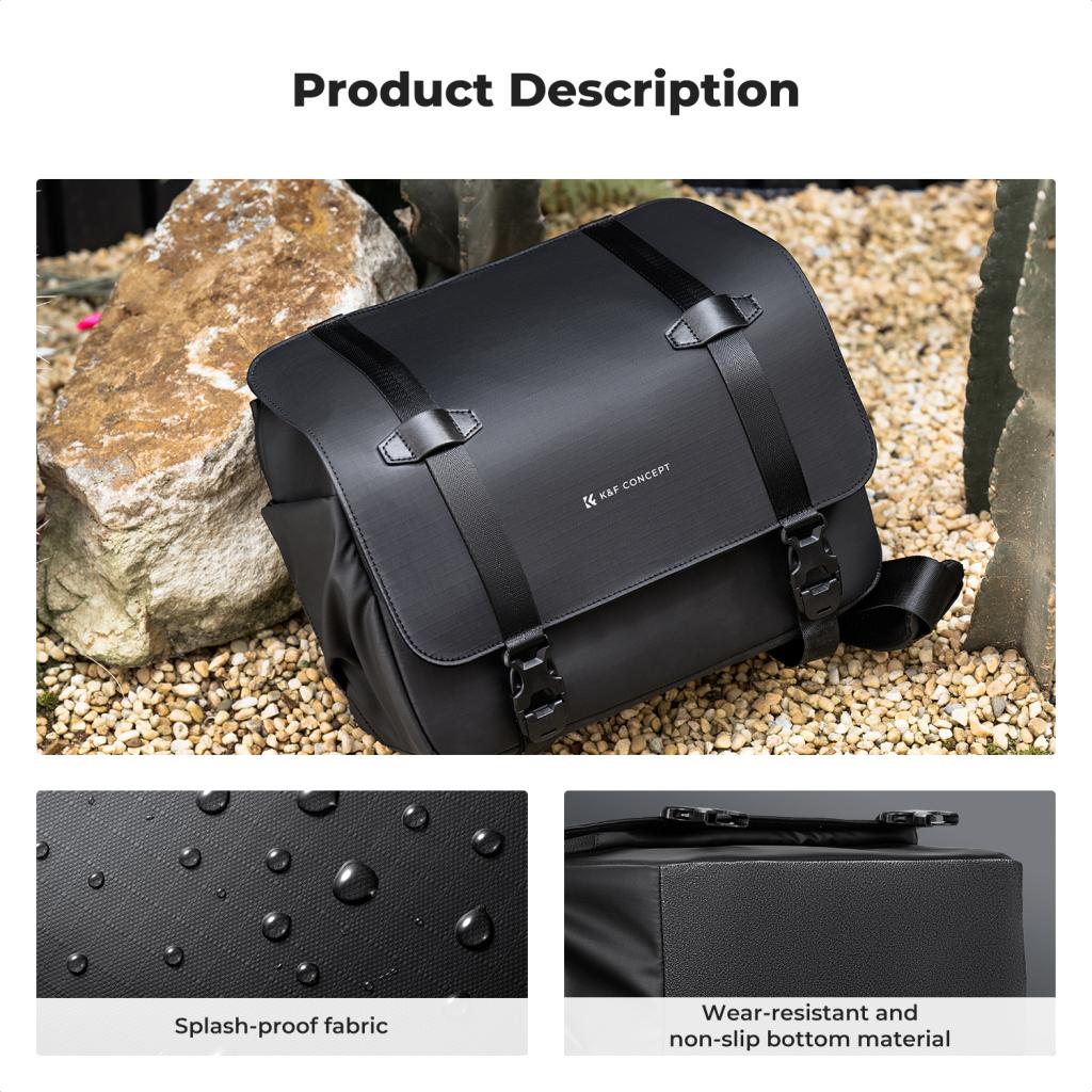 K&F Concept foto brašna Urban Wander U10 Sling Bag 10L černá