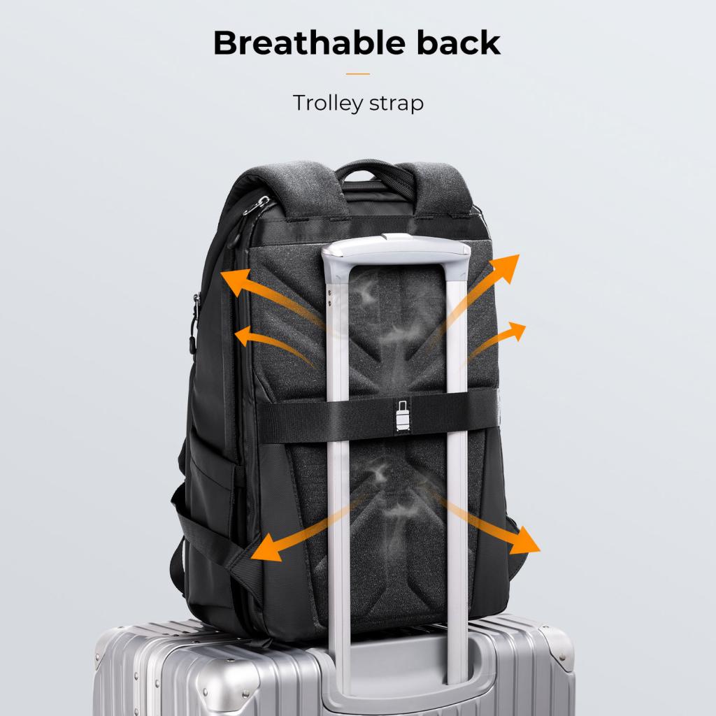 K&F Concept Odolný foto batoh 20L Nature Wander 02 černý