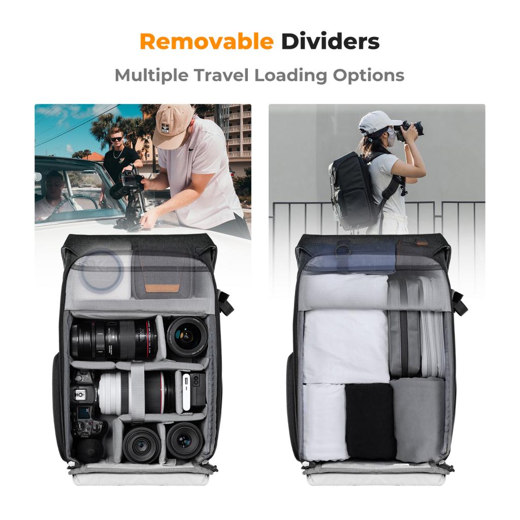 K&F Concept cestovní fotobatoh 20l KF13.066v14