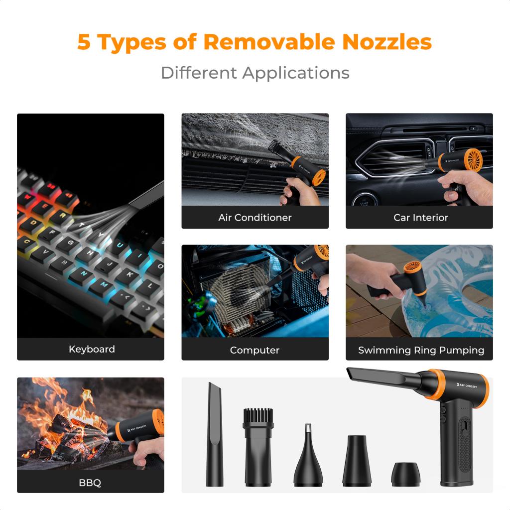 K&F Concept čistící vzduchový kompresor