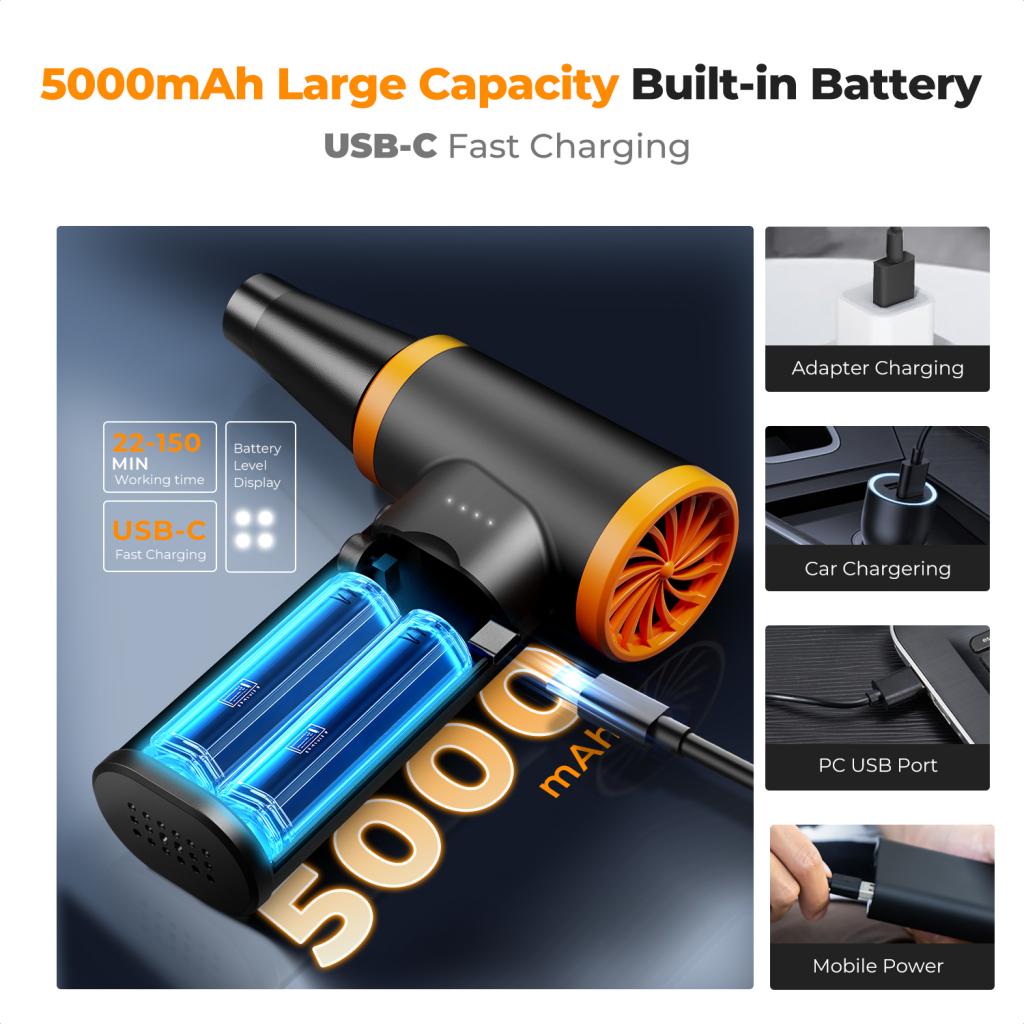 K&F Concept čistící vzduchový kompresor