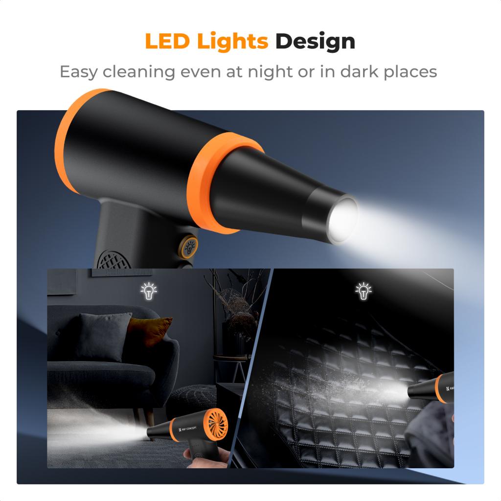 K&F Concept čistící vzduchový kompresor