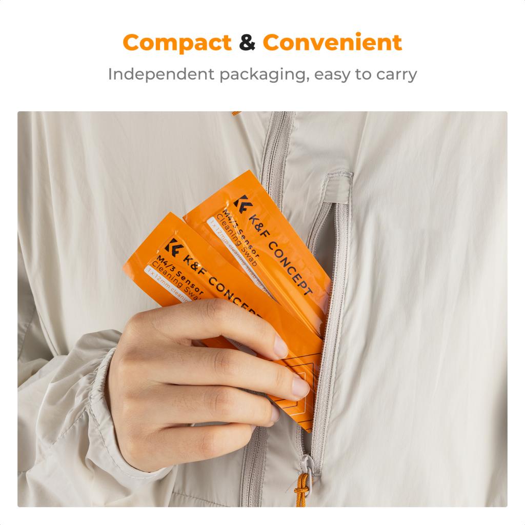 K&F Concept sada čistících špachtlí pro snímače micro 4/3, 10 kusů