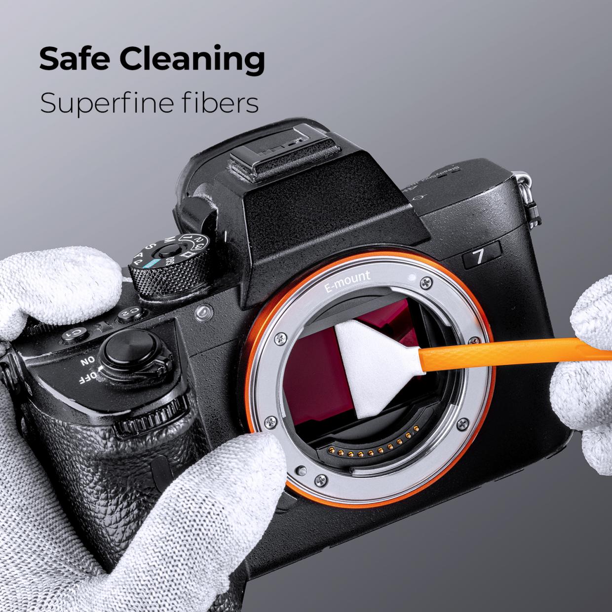 K&F Concept sada oboustranných čistících špachtlí pro snímač Full Frame, 14 kusů