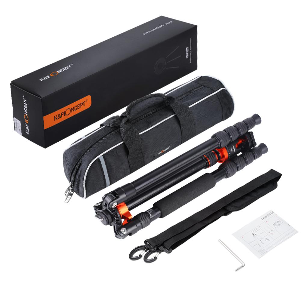 Kompaktní foto a video stativ s kulovou hlavou K&F Concept K255A4+BH-28L