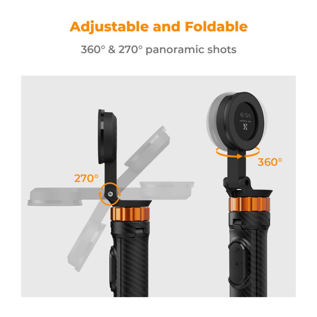 K&F Concept Magnetický selfie stativ MS19