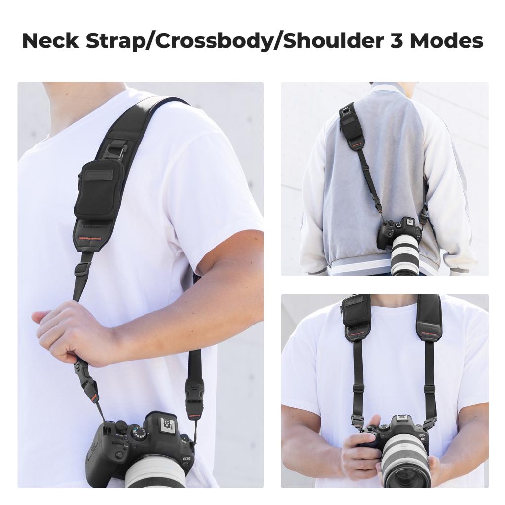 K&F Concept široký neoprenový rychloodepínací fotopopruh