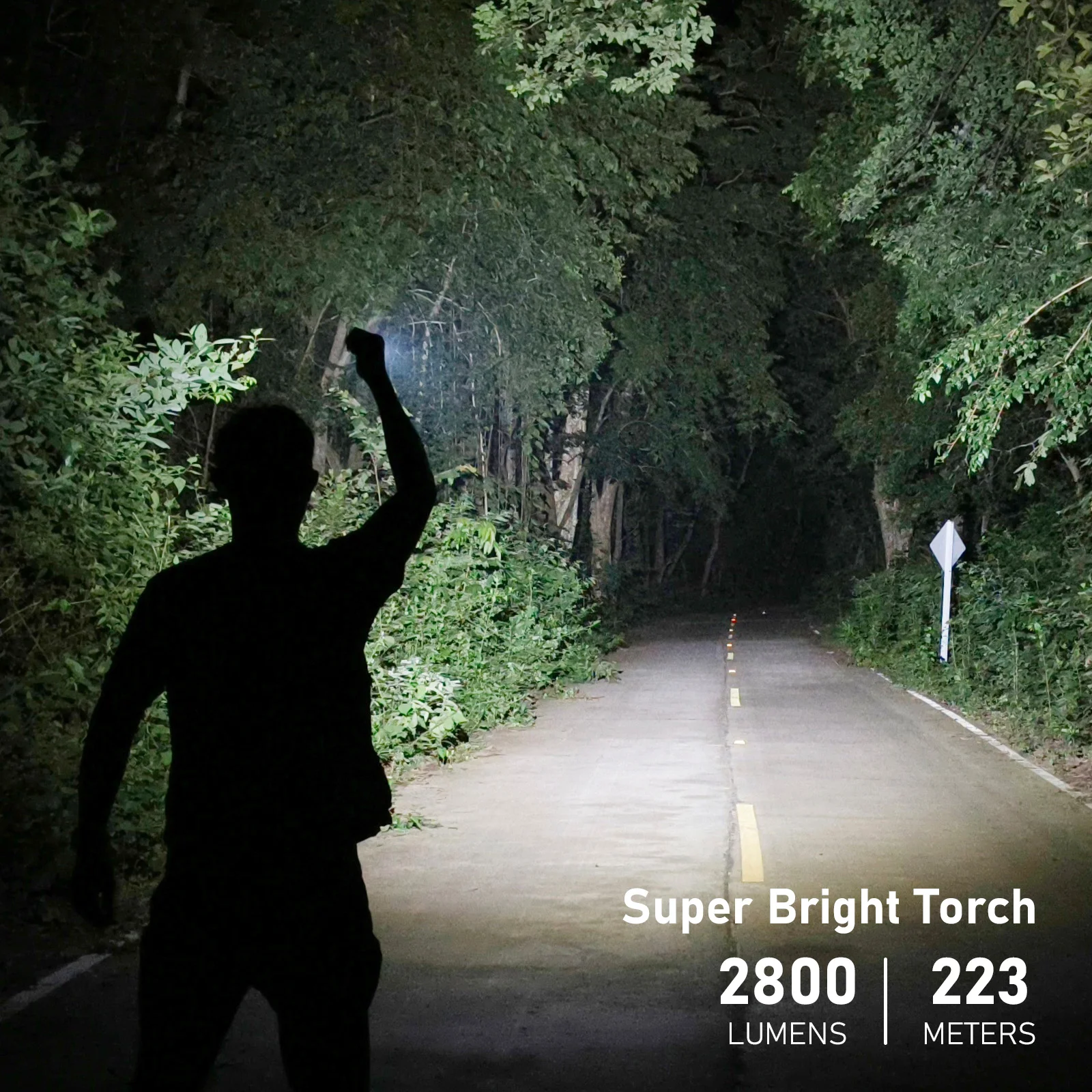 Výkonná malá svítilna Sofirn SC28 6000K, 2800 lumenů, s akumulátorem