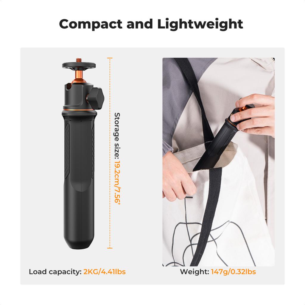 K&F Concept odolný multifunkční selfie stativ MS11