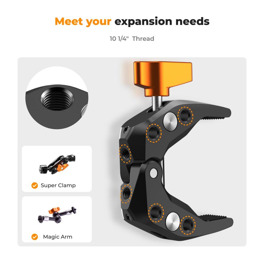 Kovová svorka super clamp K&F Concept MS15