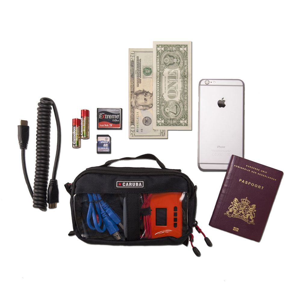 Organizér na kabely Caruba Cable Bag S double sided