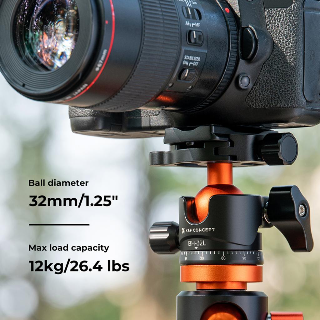 Profesionální kulová hlava K&F Concept BH-32L