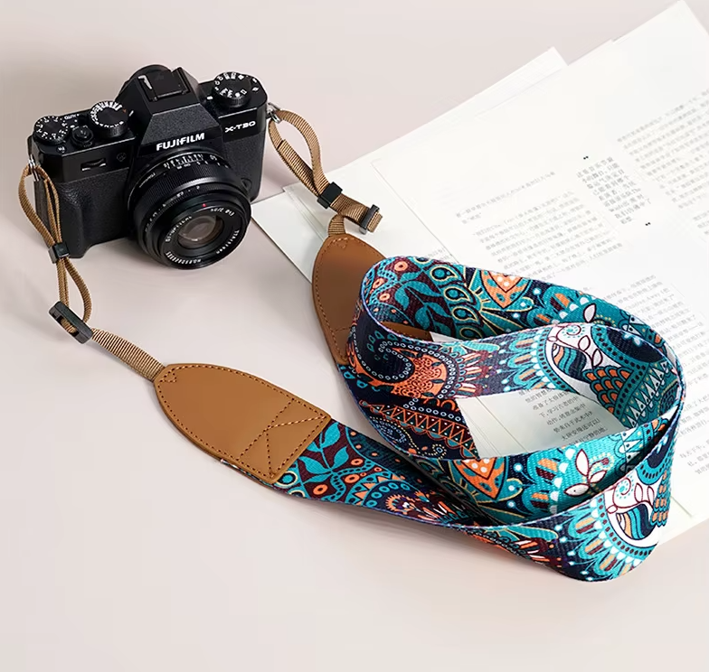 Široký designový foto popruh Lynca 35