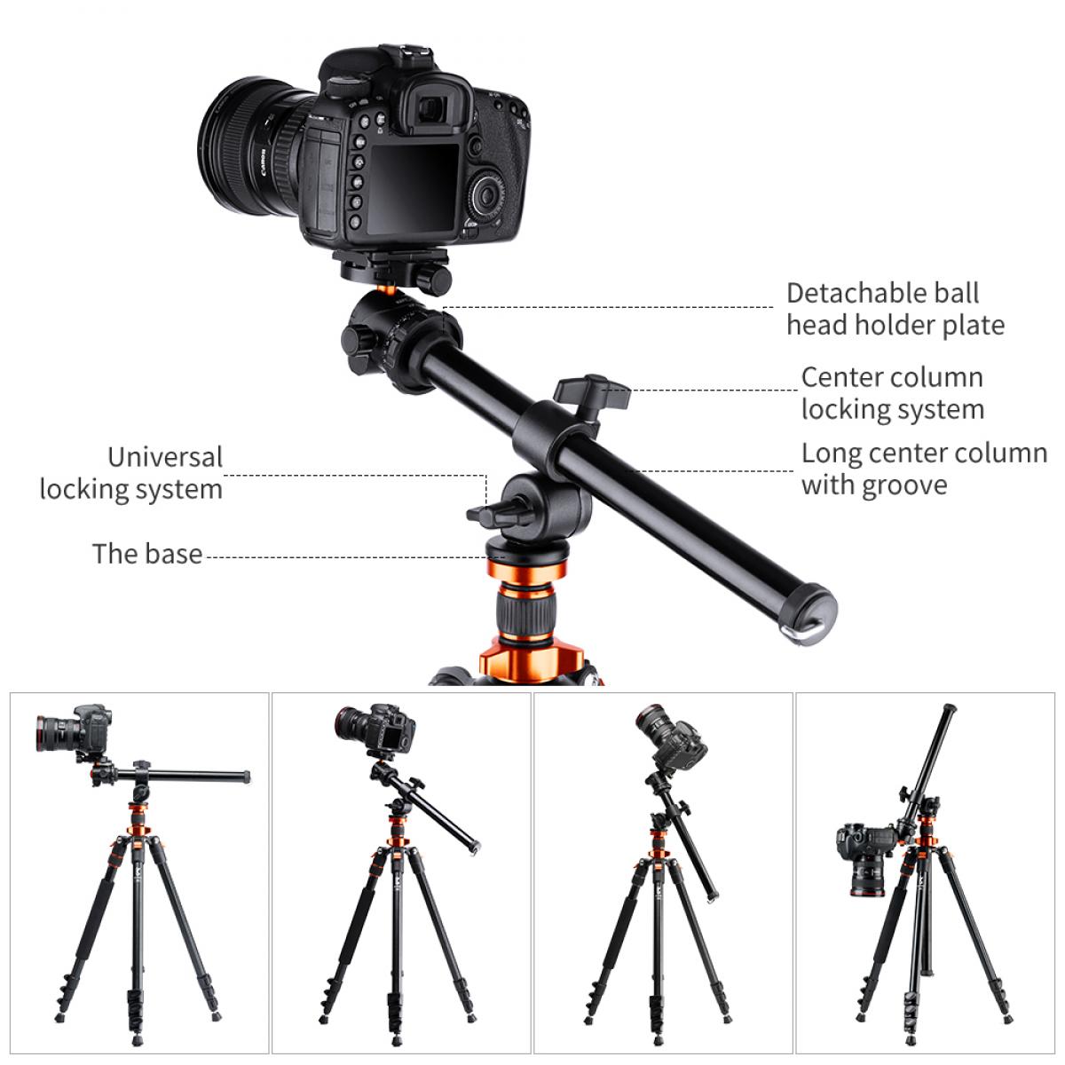 Pokročilý fotografický stativ K&F Concept K234A7+BH-28L