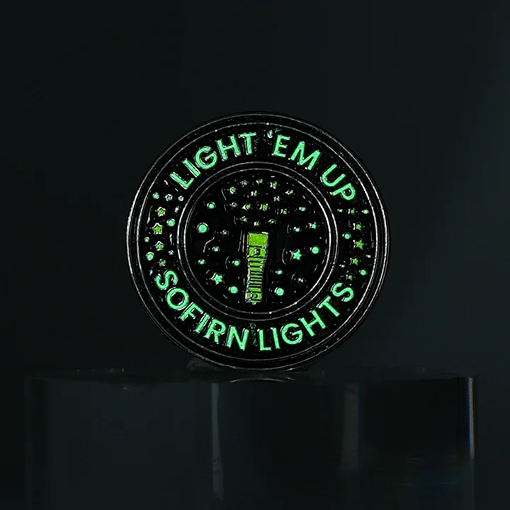 Svítící smaltovaný odznak SOFIRN