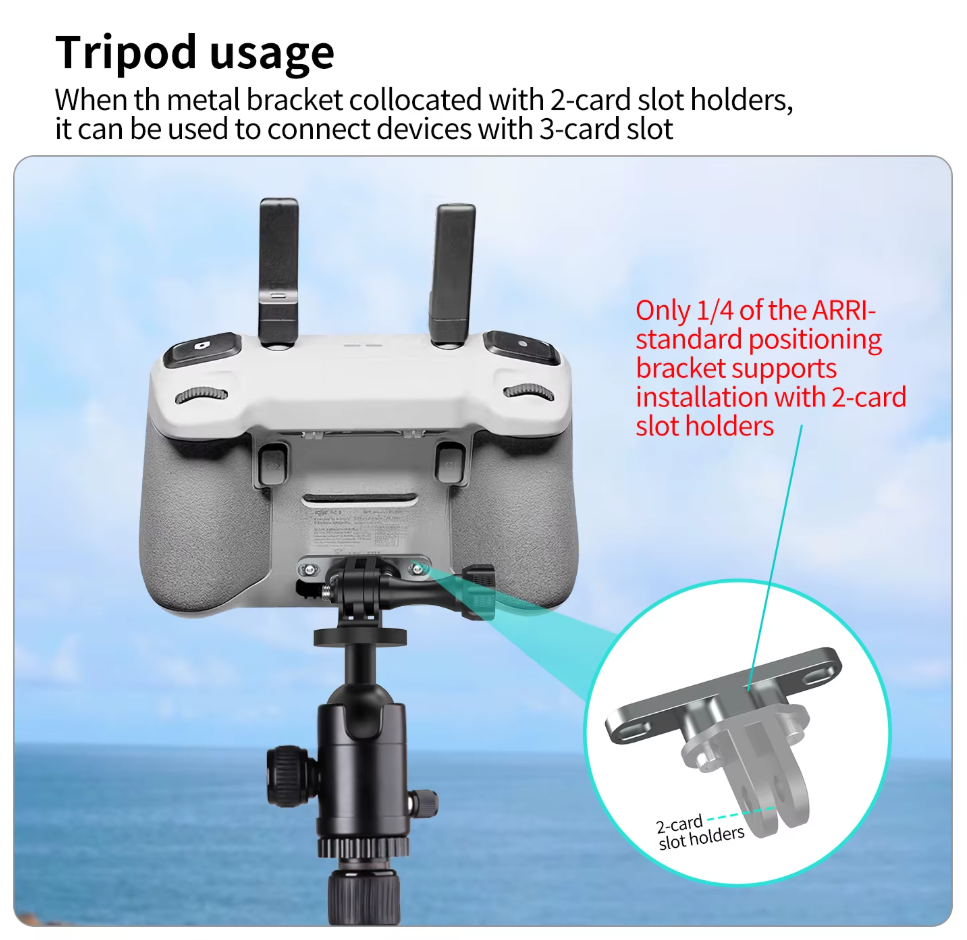 Poutko na ruku pro ovladač DJI RC a RC2 včetně stativového držáku, oranžové