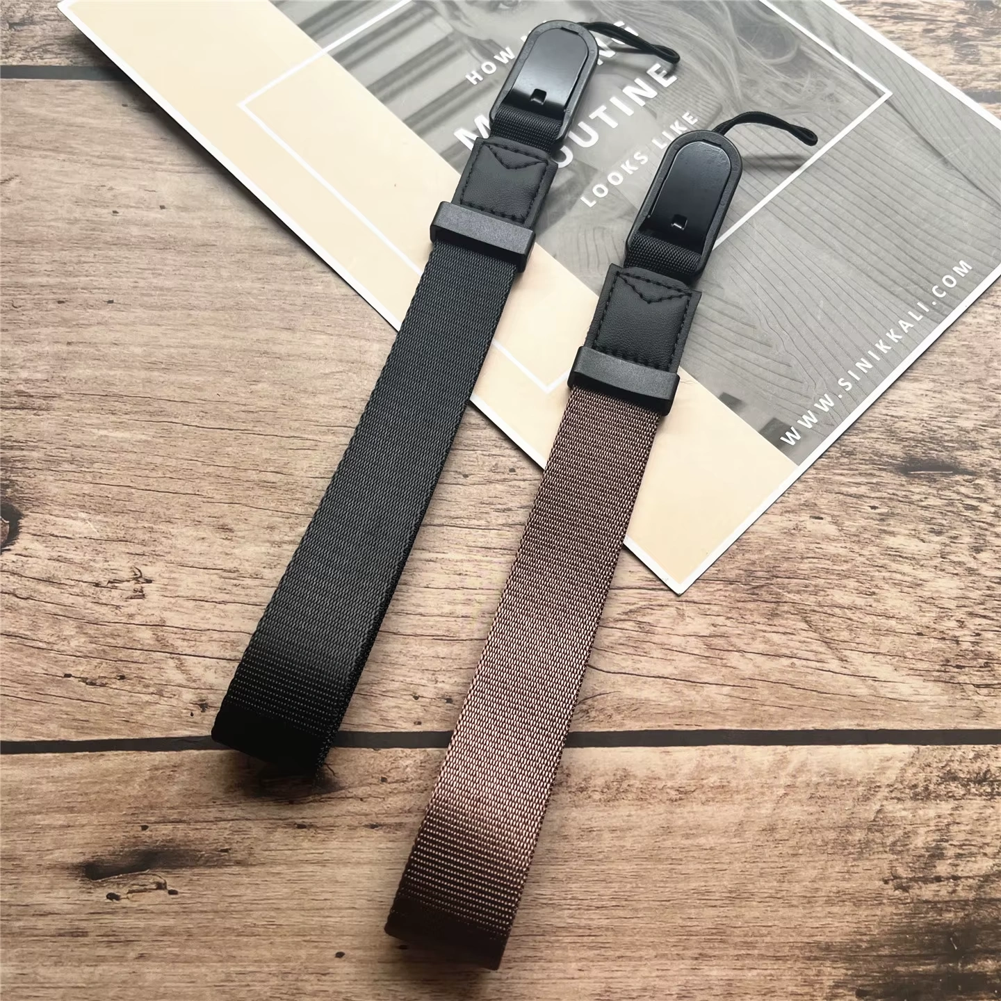 Univerzální poutko na ruku pro fotoaparát nebo telefon, s rychloupínáním, černý