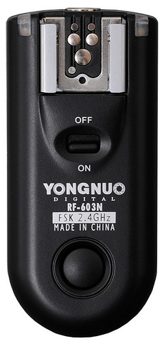 Přijímač/vysílač YONGNUO RF-603 pro Nikon pro bezdrátový set RF-603