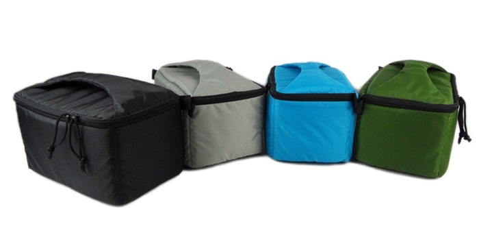 Vkládací organizér na zip - šedý