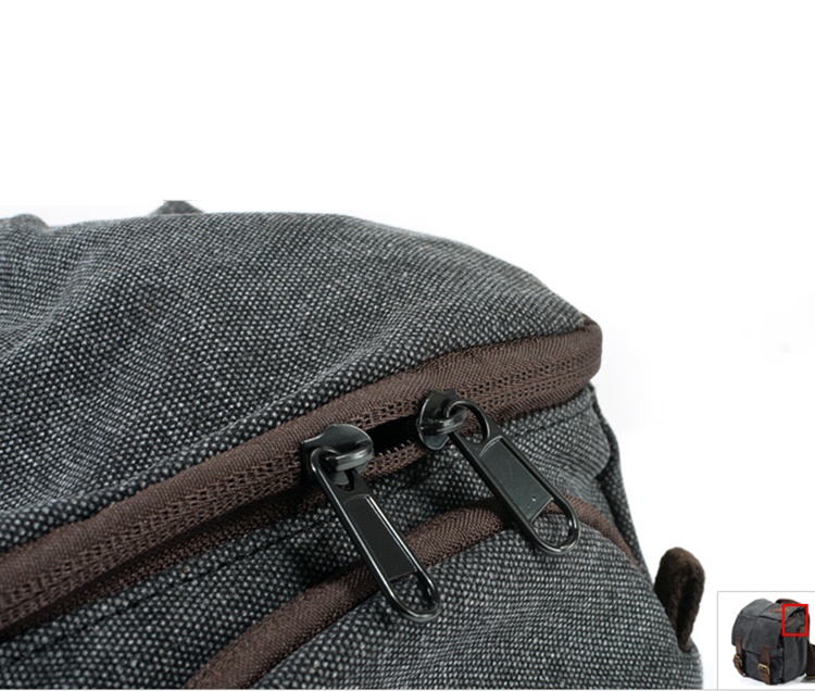 Plátěná Foto brašna VAGG hnědá