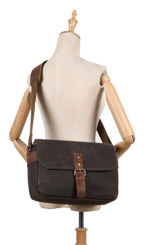 Stylová retro foto brašna Vagabund modrá