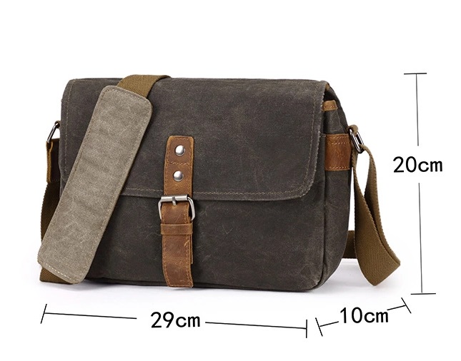 Stylová retro foto brašna Vagabund modrá