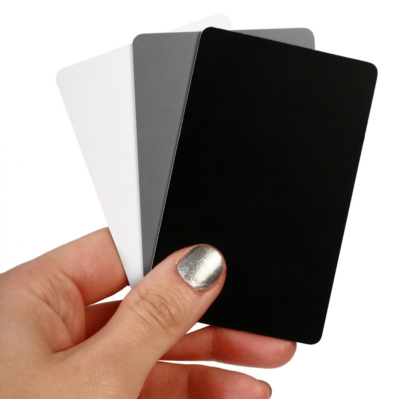 Digital Grey Card (sada karet pro vyvážení bílé)