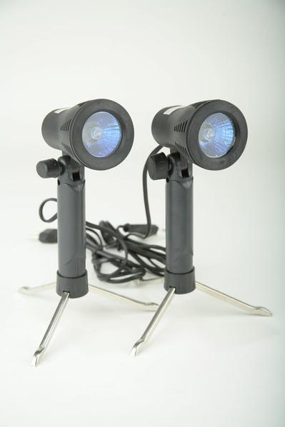 SET - fotostan 40x40x40, 4x barevné pozadí, 2x 50W lampa, stativ a držák