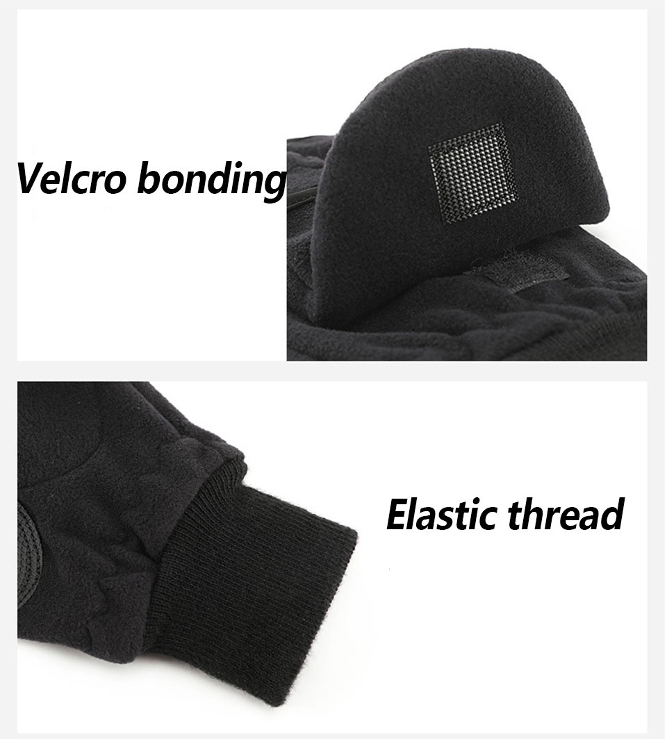 FLEECOVÉ RUKAVICE pro fotografy velikost L