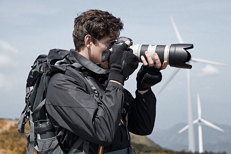 FLEECOVÉ RUKAVICE pro fotografy velikost L