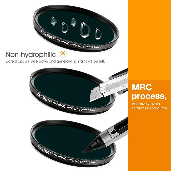 Filtr K&F Concept ND1000 Super Slim Nano-X 55mm