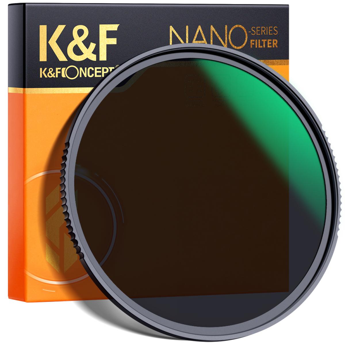 Neutrální šedý filtr K&F Concept NANO-X MRC ND4 slim 67mm
