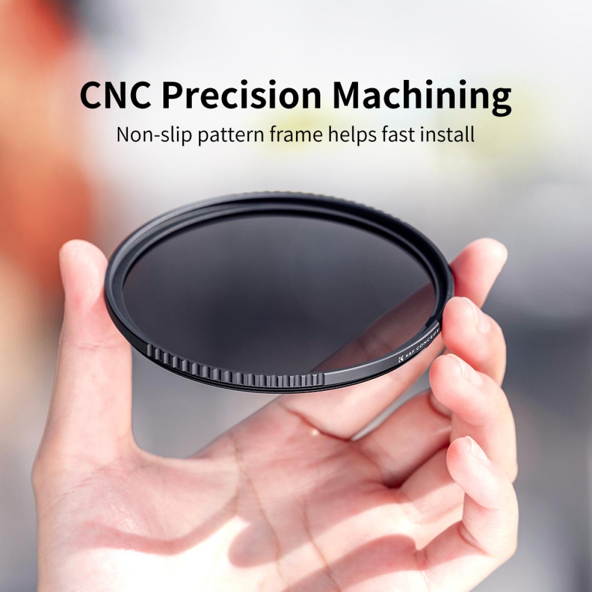 K&F Concept Sada filtrů MCUV+CPL+ND4+pouzdro s utěrkou 40,5mm