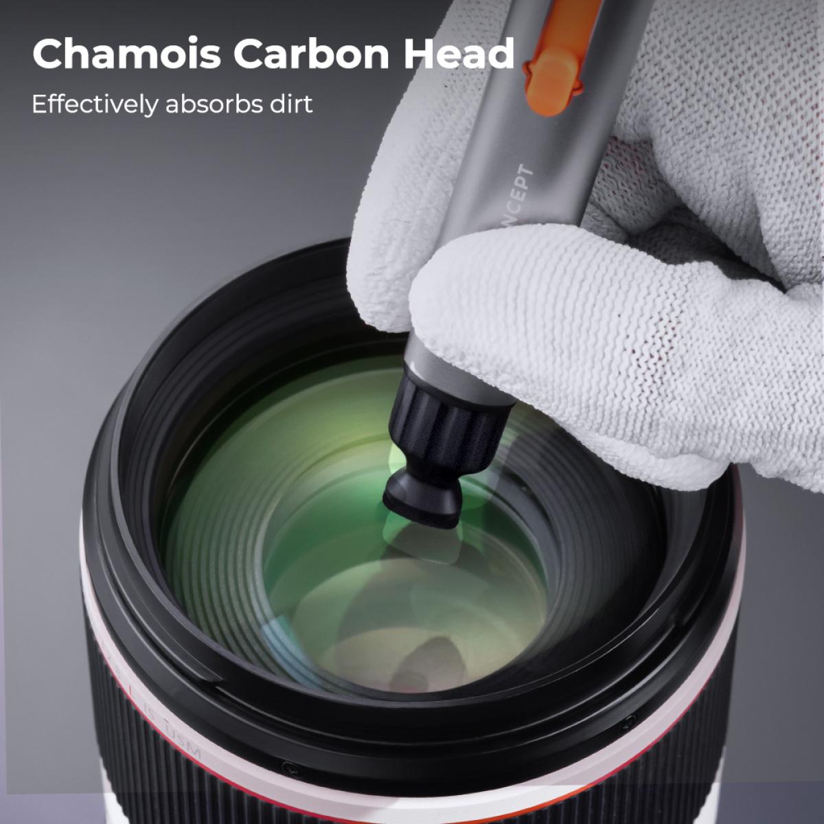 K&F Concept Univerzální pero pro čištění objektivů a snímačů u fotoaparátů, APS-C i full frame