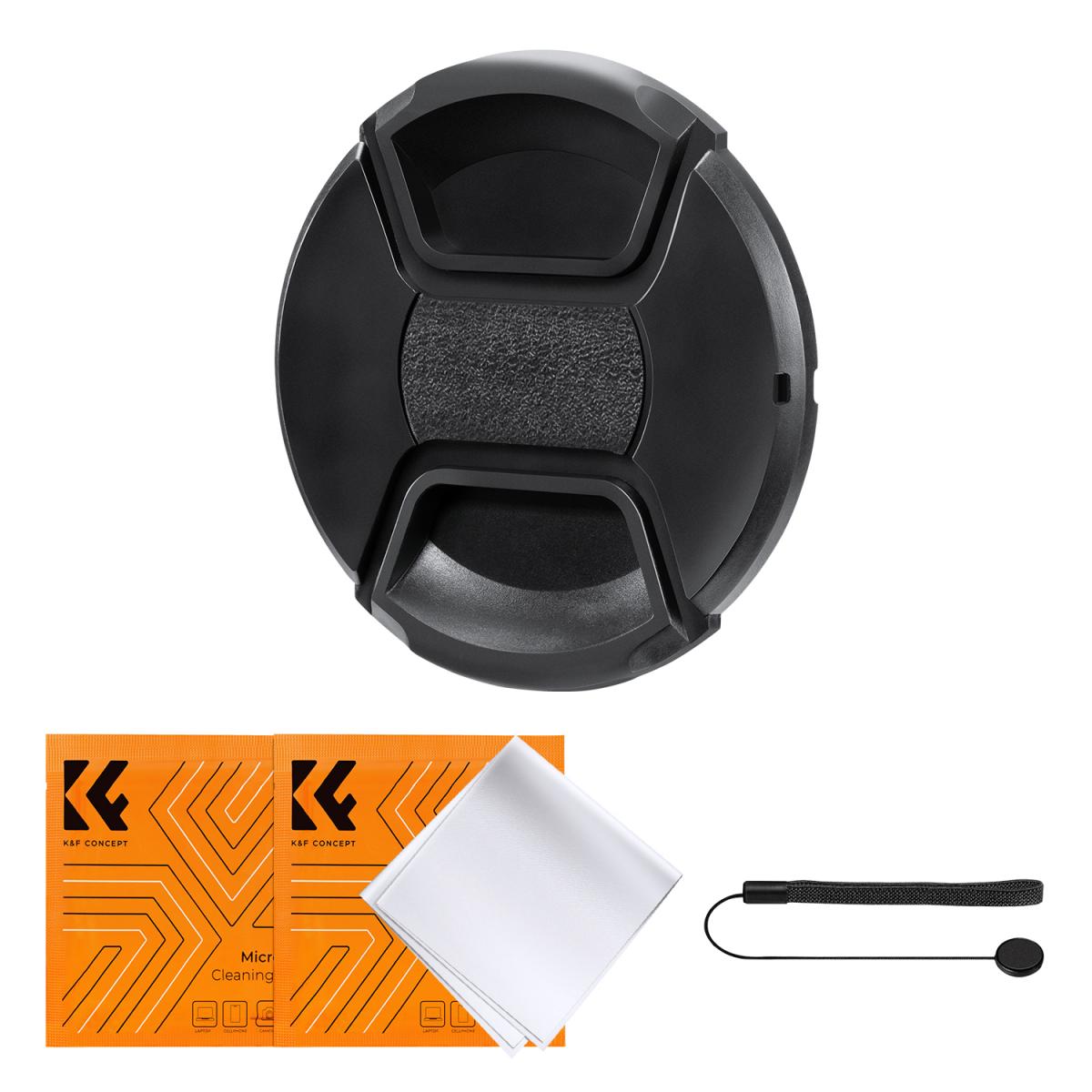 K&F Concept set krytky na objektiv 77mm 