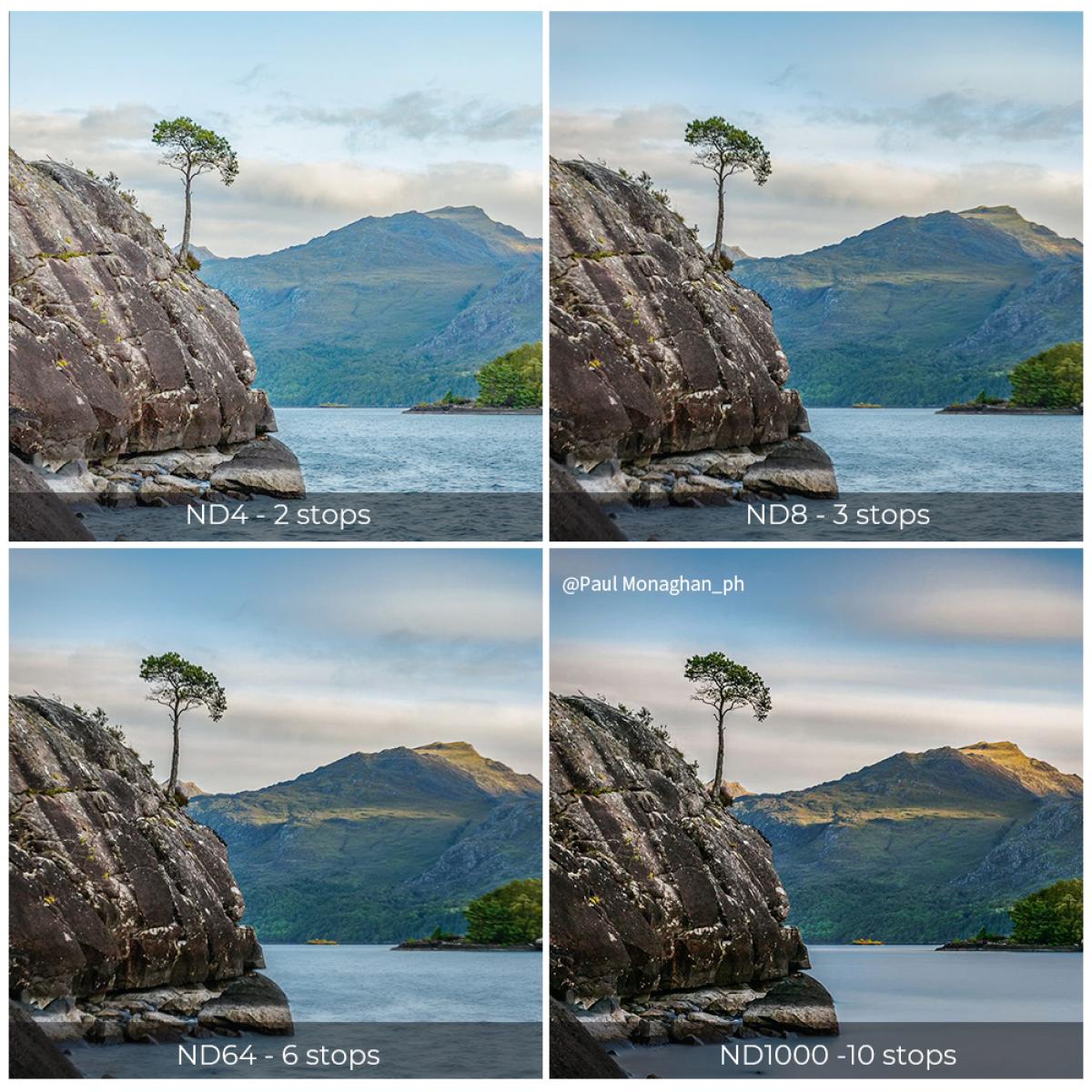 K&F Concept sada ND filtrů Nano-X MRC ND4 + ND8 + ND64 + ND1000 + pouzdro, průměr 52mm