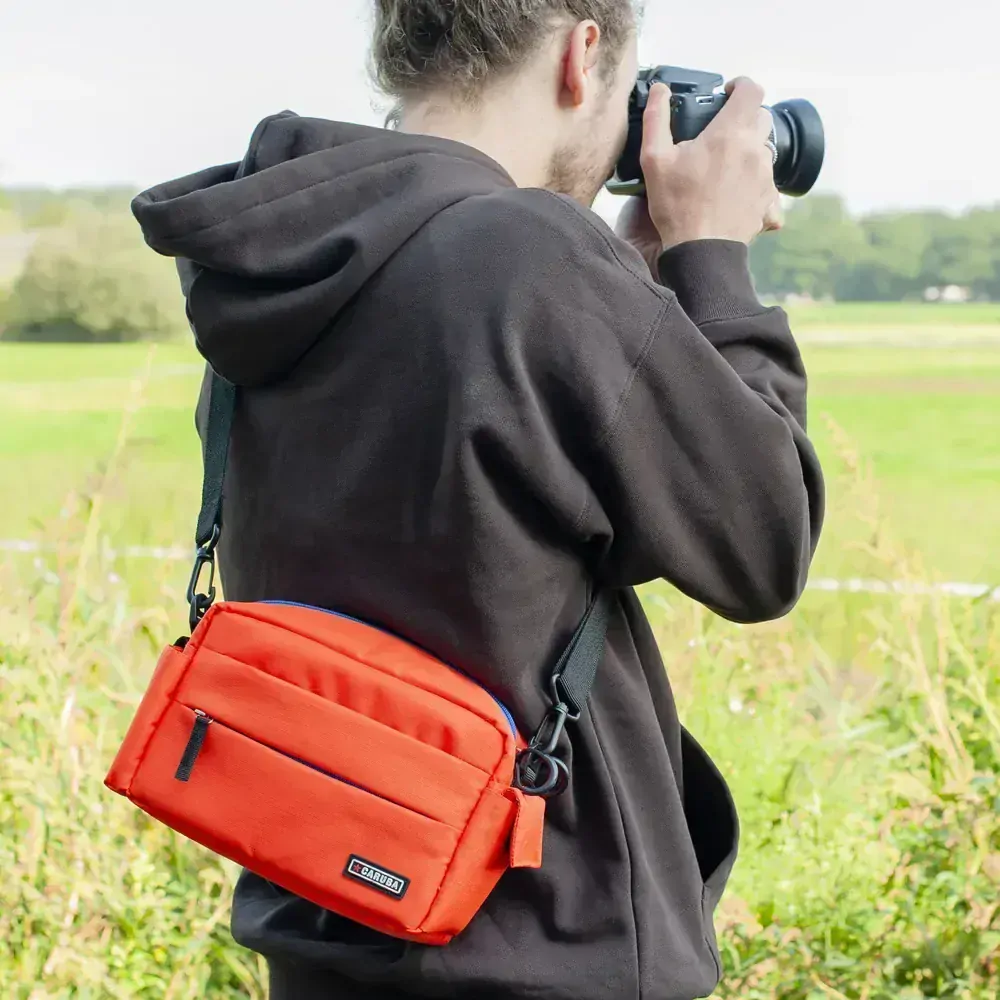 Fotobrašna Caruba Compex 100 modrá