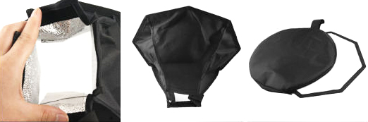 Malý softbox 20 cm pro systémový blesk 