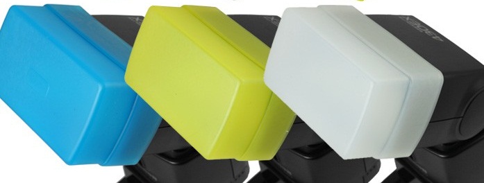 Difuzer pro YN 460 / 465 / 468 a Canon 430/430II modrý