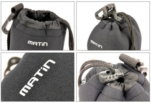 Sada neoprenových pouzder na objektivy