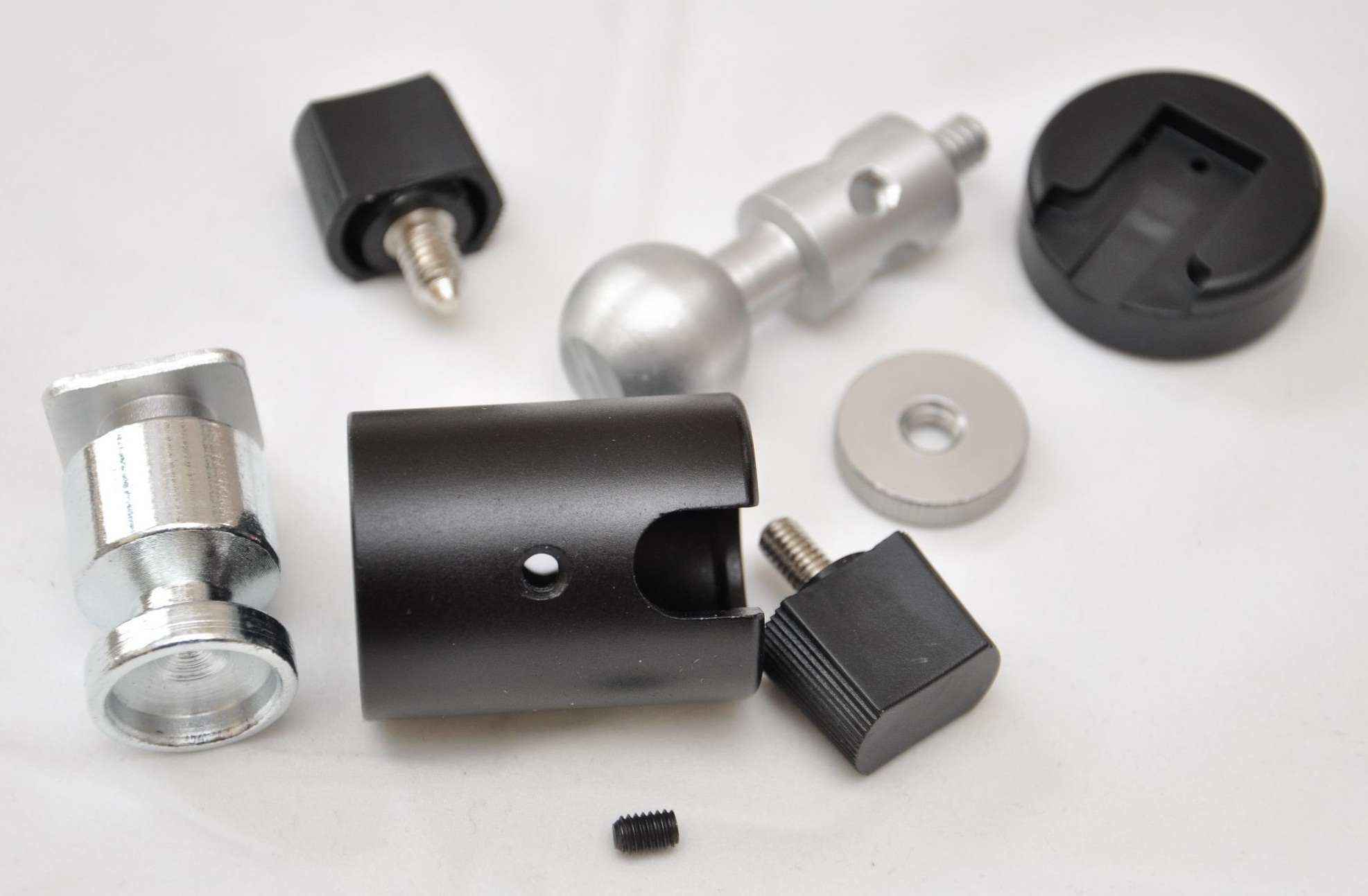 Držák blesku a deštníku s kulovou hlavou