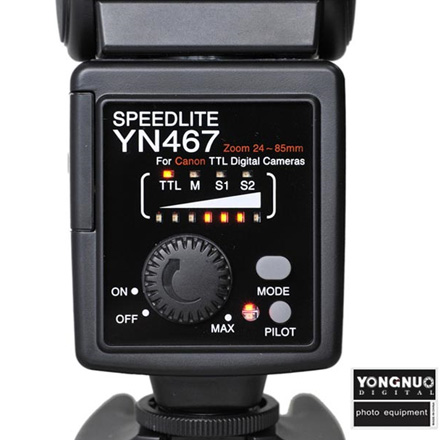 YONGNUO YN467 SPEEDLITE YN-467 TTL elektronický blesk pro Nikon