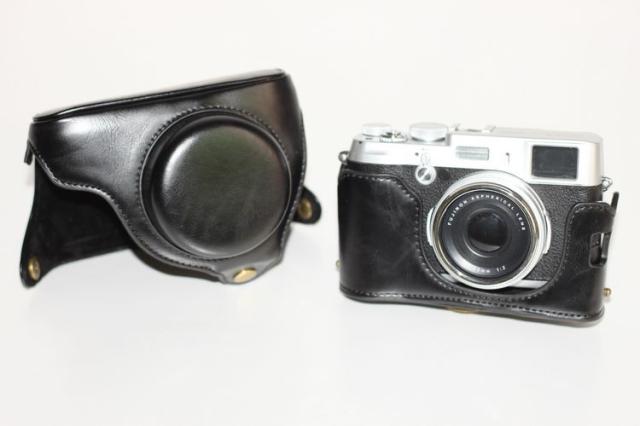 Kožené pouzdro pro FujiFilm X100S černé